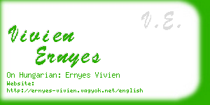 vivien ernyes business card